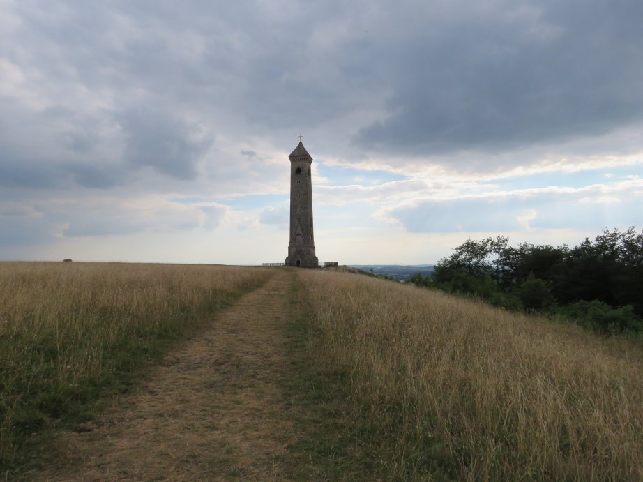 Approaching the Tyndale Monument